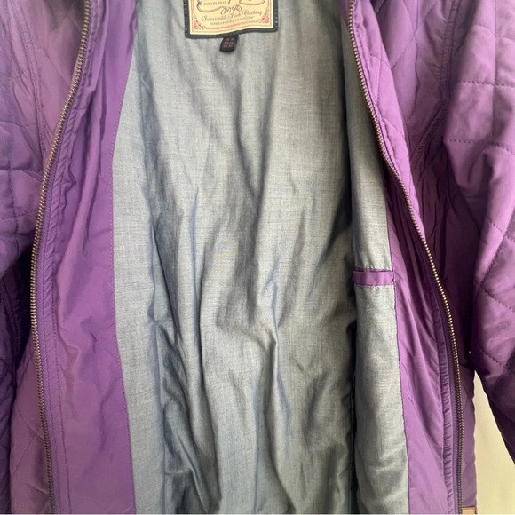 Jack Murphy Quilted 12 Purple Field Coat Country Outdoor Barn Jacket Equestrian - Picture 13 of 16